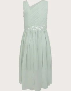 Abigail One-Shoulder Prom Dress Green