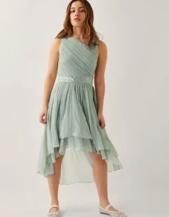 Abigail One-Shoulder Prom Dress Green