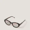 Acetate Tort Oval Sunglasses