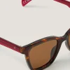 Acetate Tort Wayfarer Sunglasses