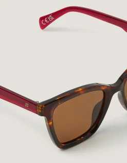 Acetate Tort Wayfarer Sunglasses