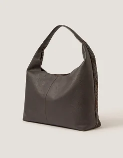 Adele Woven Leather Shoulder Bag