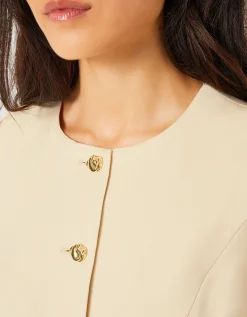 Alba Tailored Waistcoat Yellow
