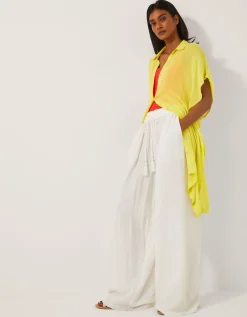 Anaka Beach Cover Up Shirt Green