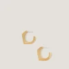 Angular Hoop Earrings