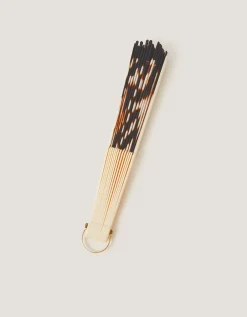 Annie Animal Print Foldable Fan