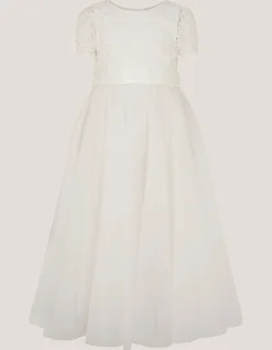 Anya Tulle Maxi Dress Ivory