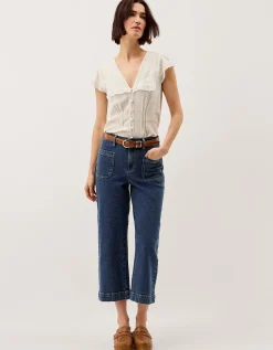 Arlo Regular Cropped Jeans Blue