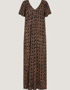 Arti Print Wide Leg Jumpsuit Black