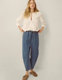Auren Lace Collar Blouse White