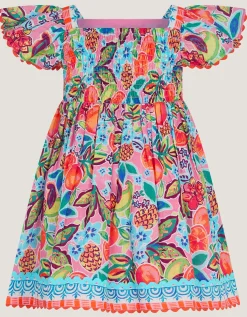Baby Alani Fruit Print Dress Pink