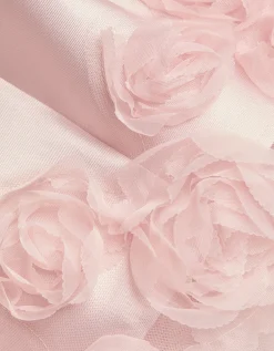 Baby Appliqué Rose Party Dress Pink