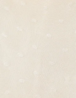 Baby Bridal Spot Tights Ivory