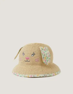 Baby Bunny Straw Sun Hat Multi