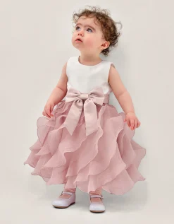 Baby Cancan Ruffle Party Dress Pink