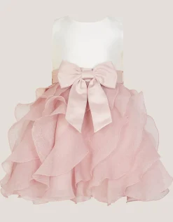 Baby Cancan Ruffle Party Dress Pink