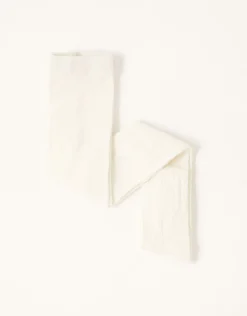Baby Day Cable Tights Ivory