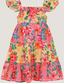 Baby Floral Print Dress Pink