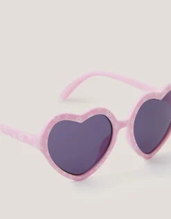 Baby Flower Print Heart Sunglasses
