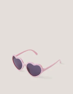 Baby Flower Print Heart Sunglasses