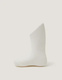 Baby Frosted Cotton Tights Ivory