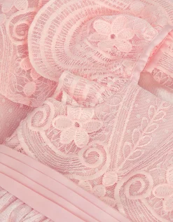 Baby Isabel Lace Tiered Party Dress Pink