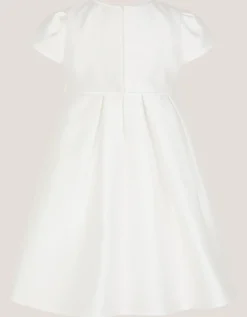 Baby Isabella Pearl-Embellished Dress Ivory