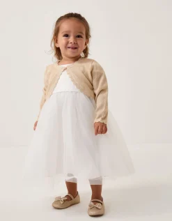 Baby Maeve Cardigan Gold