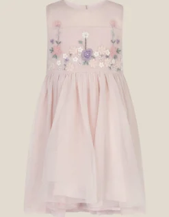 Baby Matilda Sleeveless Meadow Party Dress Pink