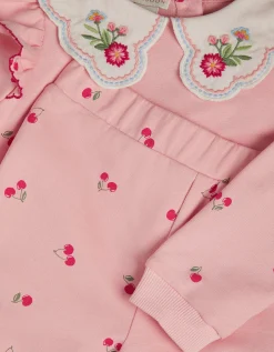 Baby Mon Cheri Top & Joggers Set Pink
