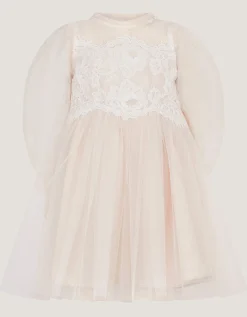Baby Paige Lace Party Dress White