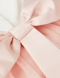 Baby Satin Bridesmaid Dress Pink