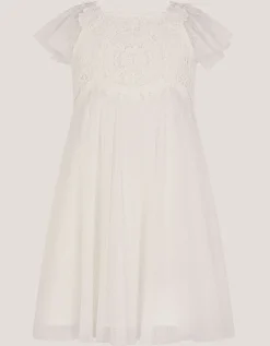 Baby Starla Lace Tulle Dress Ivory