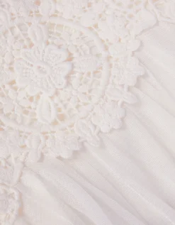 Baby Starla Lace Tulle Dress Ivory