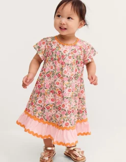 Baby Summer Print Dress Pink