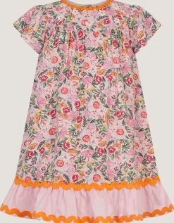 Baby Summer Print Dress Pink