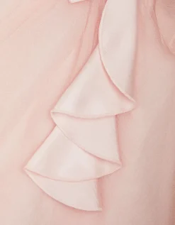 Baby Winnie Satin Bow Party Dress Pink