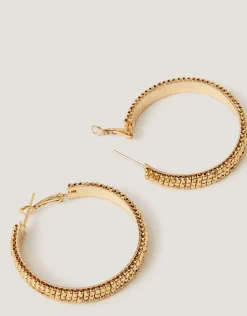 Beaded Hoop Earrings