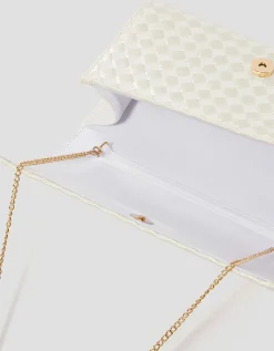 Becky Woven Bridal Clutch Bag