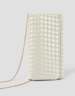 Becky Woven Bridal Clutch Bag