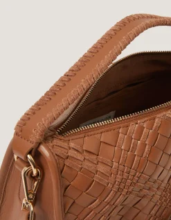 Bertie Woven Leather Bag