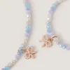 Bow Beaded Necklace & Bracelet Set