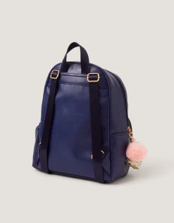 Bow Quilted School Backpack