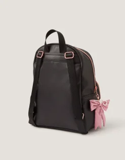 Bow Quilted School Backpack