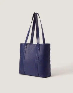 Bow Quilted School Tote Bag