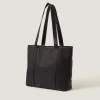 Bow Quilted School Tote Bag