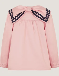 Bow Sailor Jacket Pink