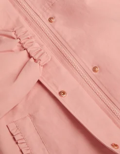 Broderie Shower-Proof Jacket Pink