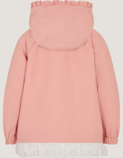 Broderie Shower-Proof Jacket Pink