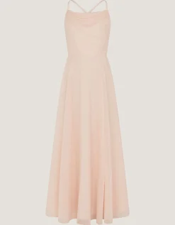 Cali Cowl Neck Prom Dress Pink